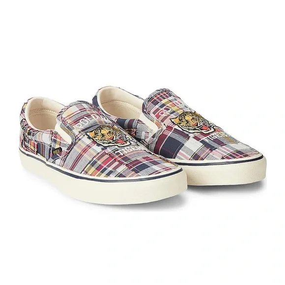 Polo Ralph Lauren | Shoes | Keaton Patchwork Madras Slipon  display picture 1